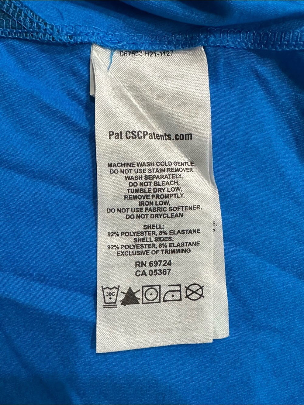 Columbia Omni-Freeze Zero Omni-Wick Men's XL Blue 1/4 Zip Performance Pullover - Picture 5 of 7
